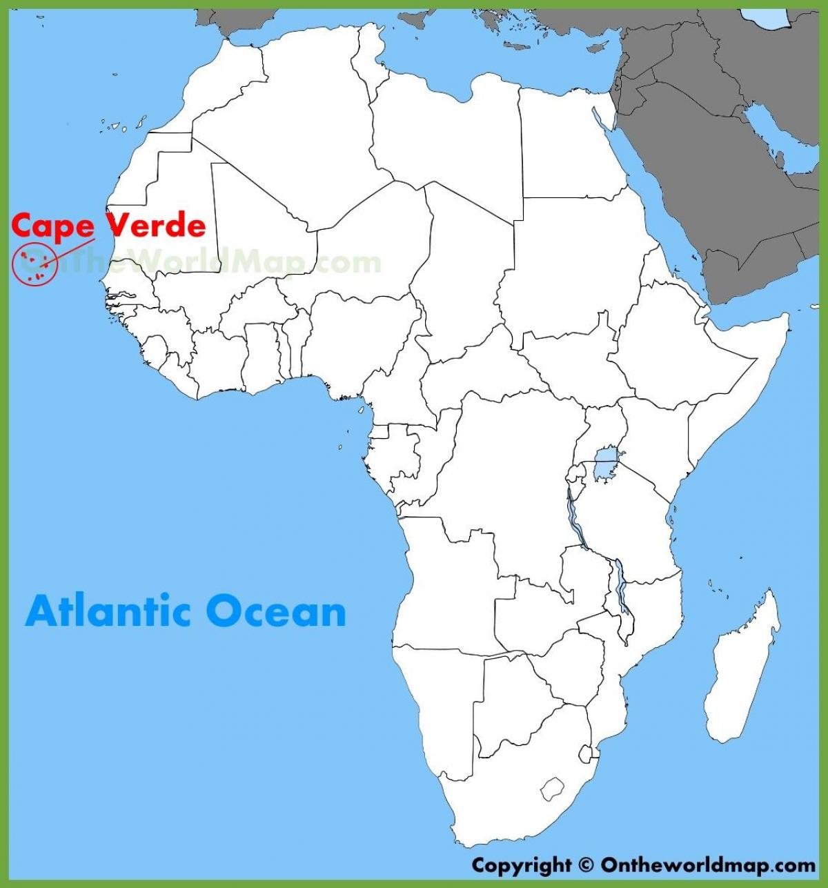sal Cabo Verde žemėlapyje